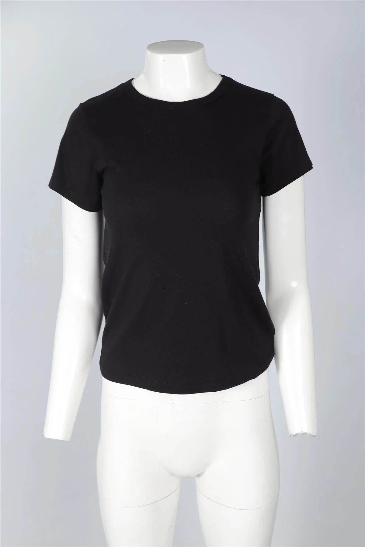 ETERNE BLACK COTTON T-SHIRT MEDIUM - Image 2
