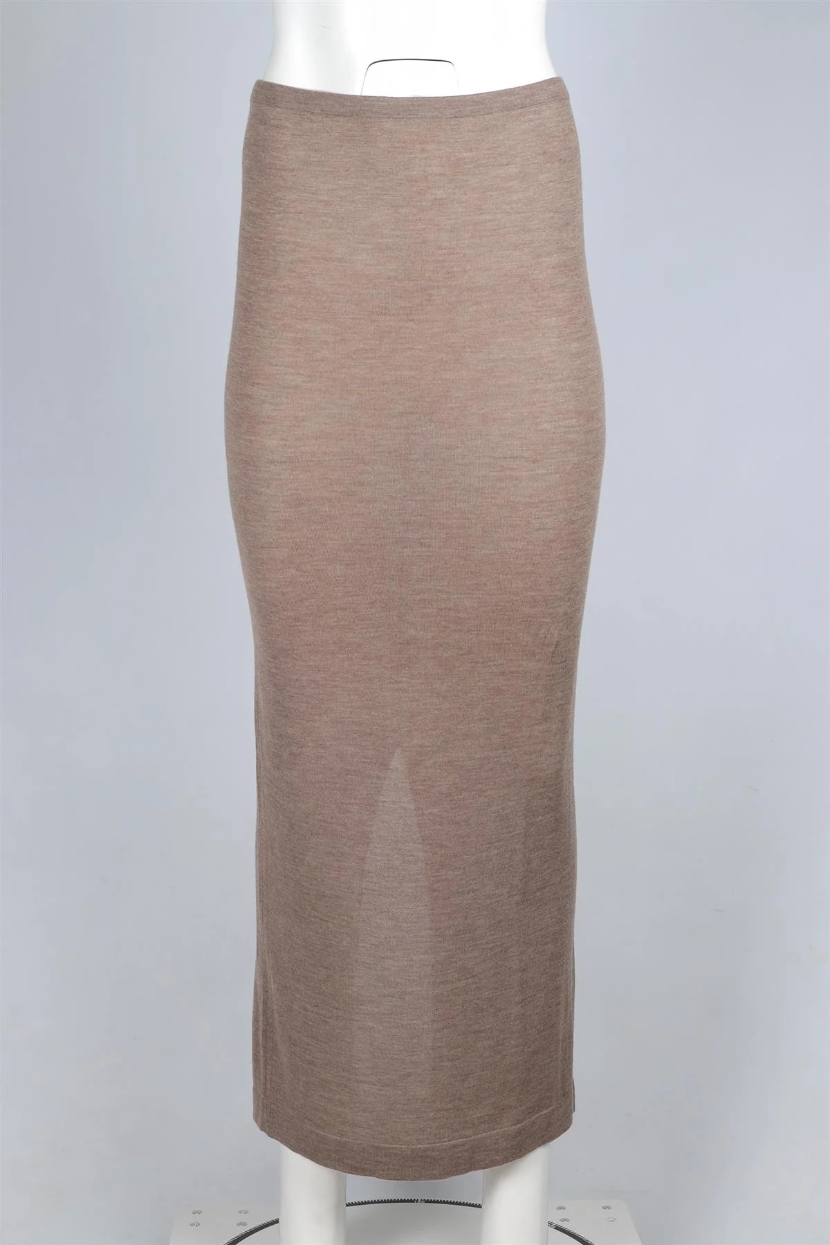 ETERNE BROWN CASHMERE MAXI SKIRT XSMALL/SMALL - Image 2