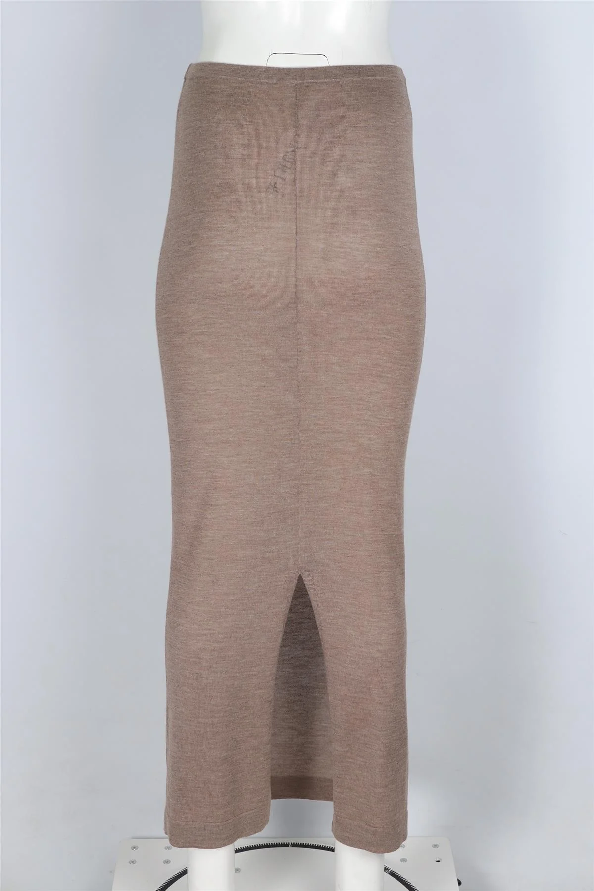 ETERNE BROWN CASHMERE MAXI SKIRT XSMALL/SMALL - Image 4