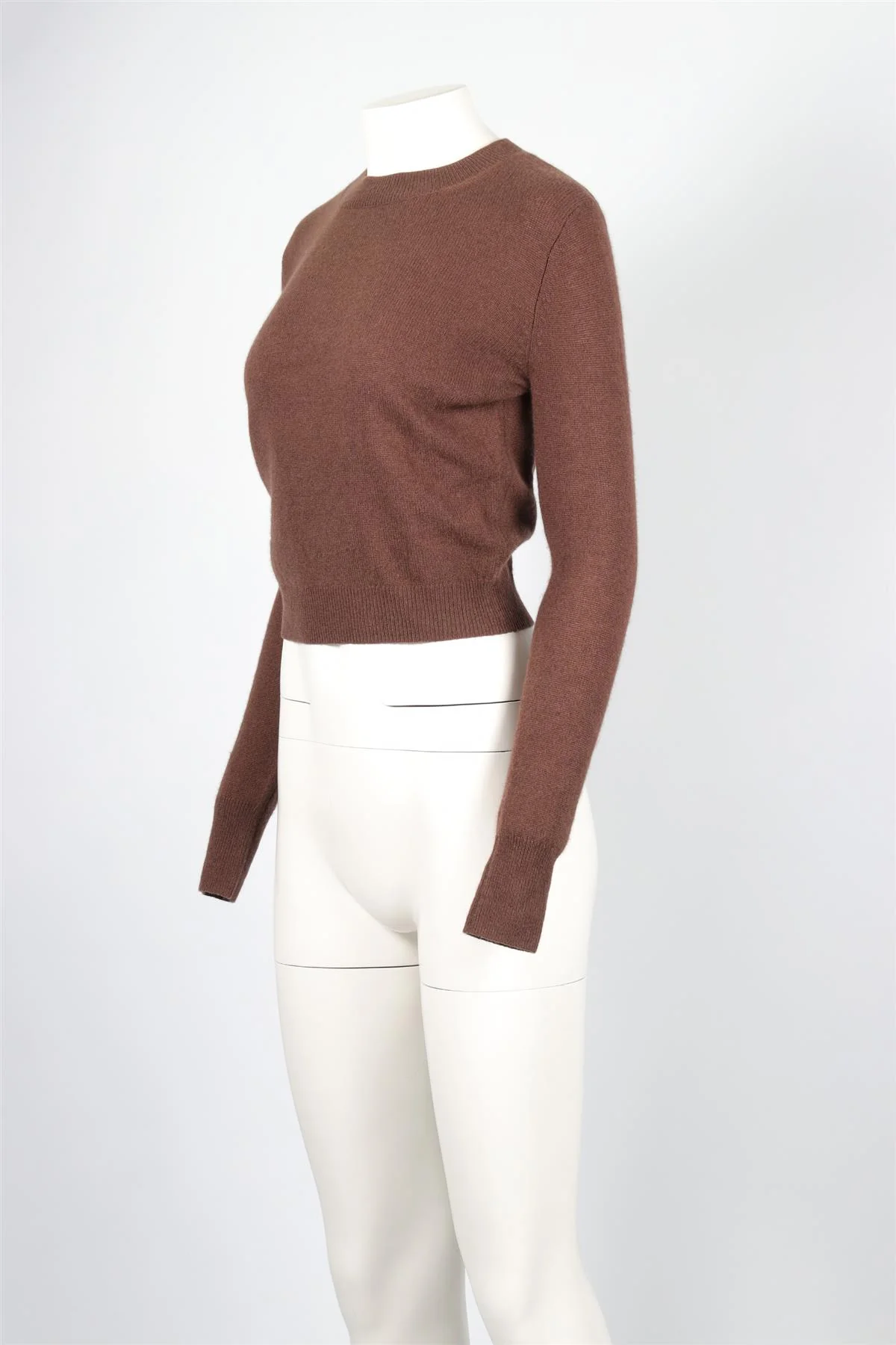 ÉTERNE BROWN CASHMERE SWEATER XSMALL-SMALL - Image 3