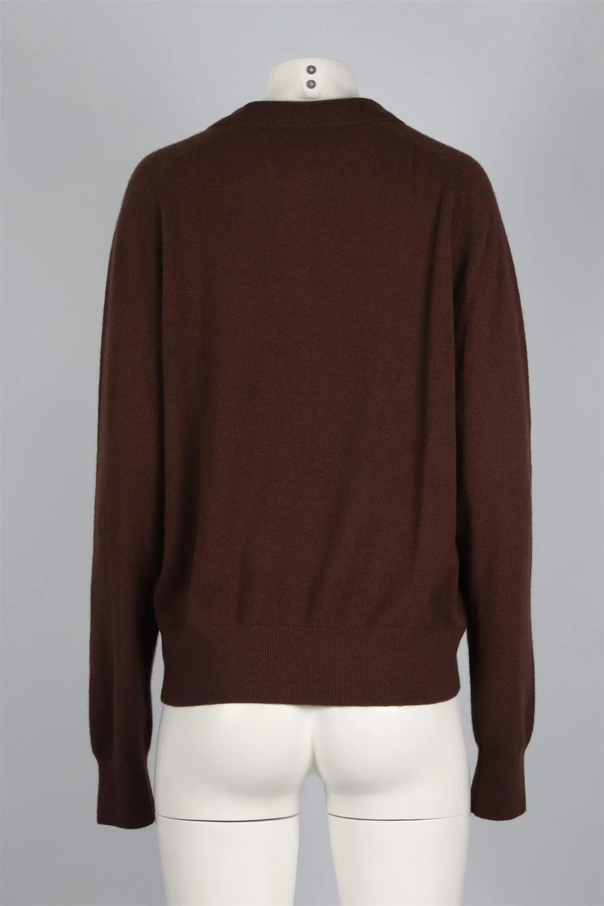 ÉTERNE BROWN CASHMERE SWEATER XSMALL-SMALL - Image 4