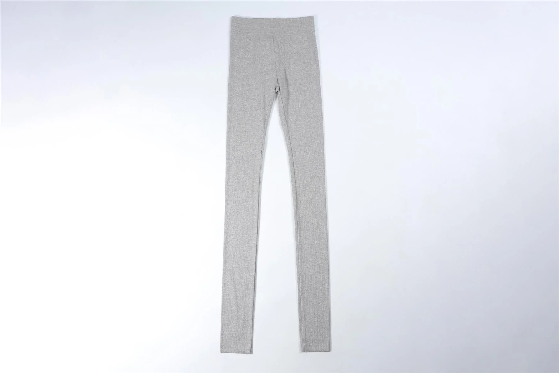 ETERNE GREY COTTON LEGGINGS XSMALL - Image 2