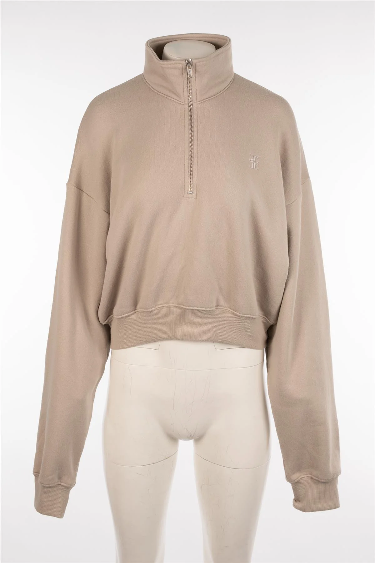 ETERNE GREY COTTON SWEATSHIRT LARGE - Image 2