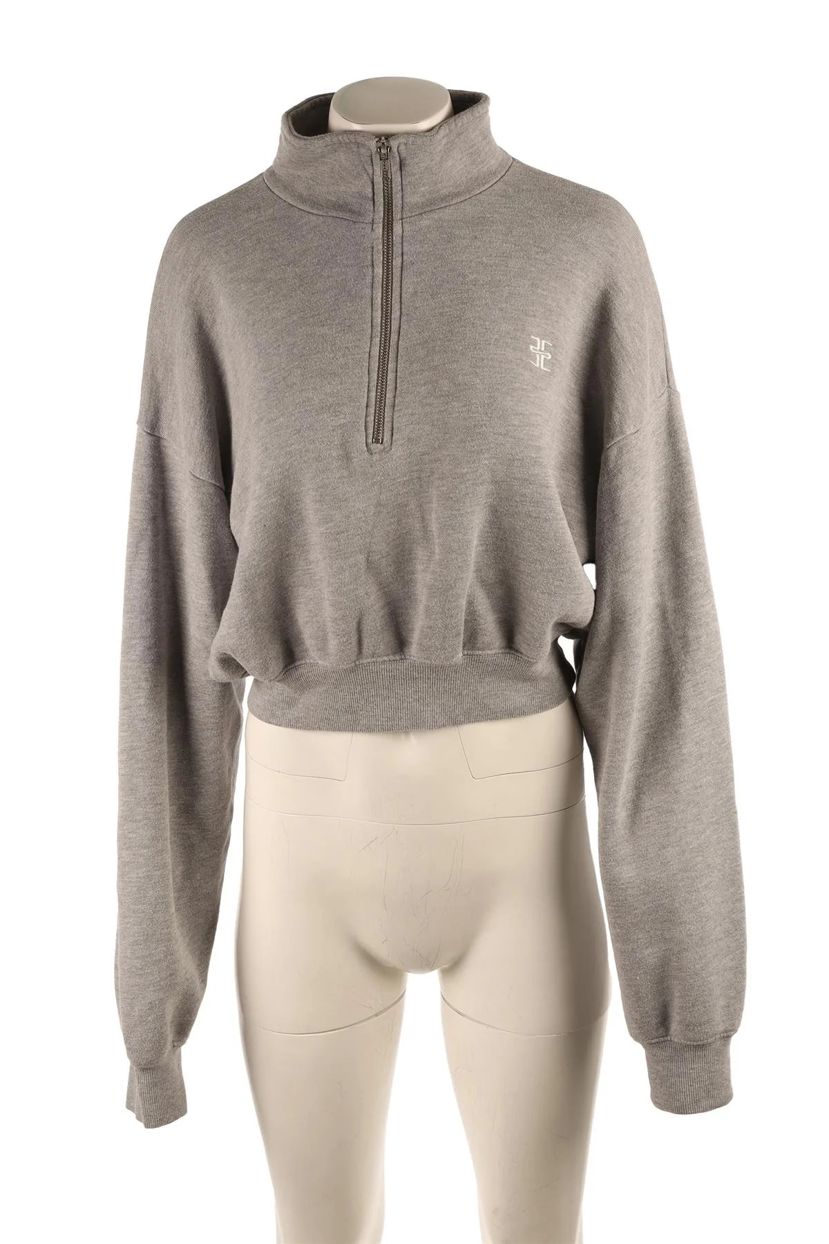 ETERNE GREY COTTON SWEATSHIRT SMALL - Image 2