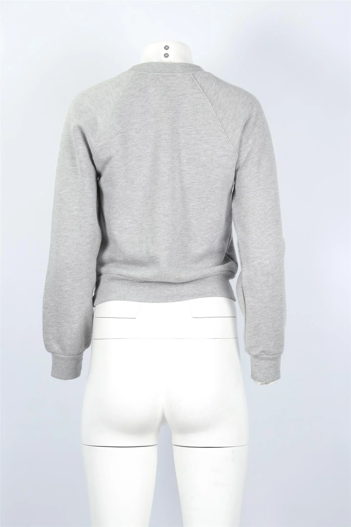 ETERNE GREY COTTON SWEATSHIRT SMALL - Image 4