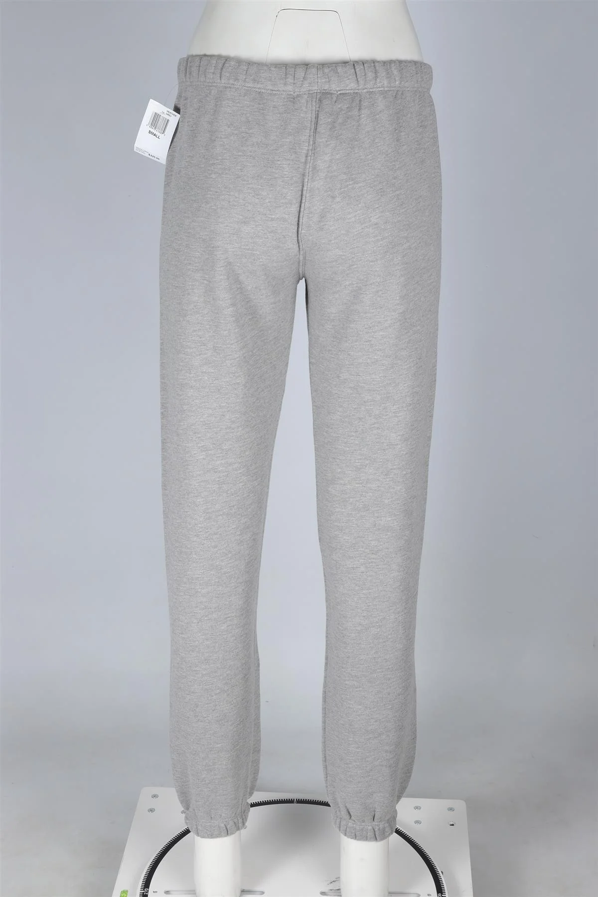 ETERNE GREY COTTON TRACK PANTS SMALL - Image 4