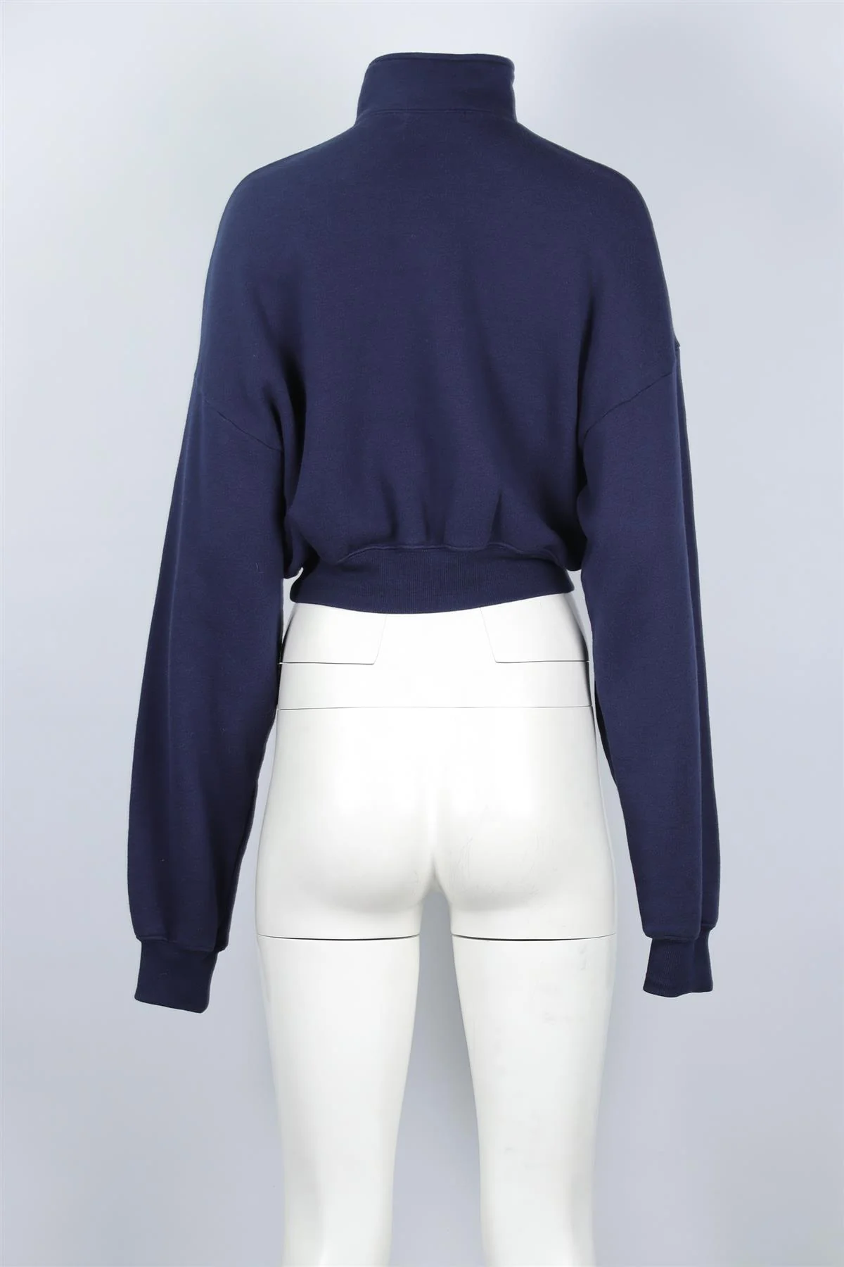 ETERNE NAVY COTTON SWEATSHIRT SMALL - Image 4