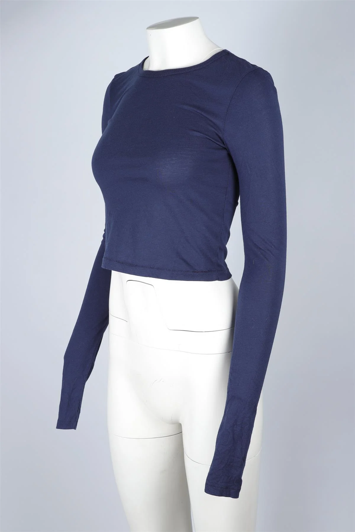 ETERNE NAVY COTTON TOP XSMALL - Image 3
