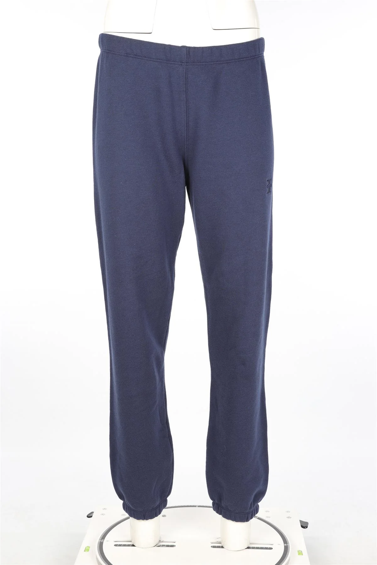 ETERNE NAVY COTTON TRACK PANTS LARGE - Image 2