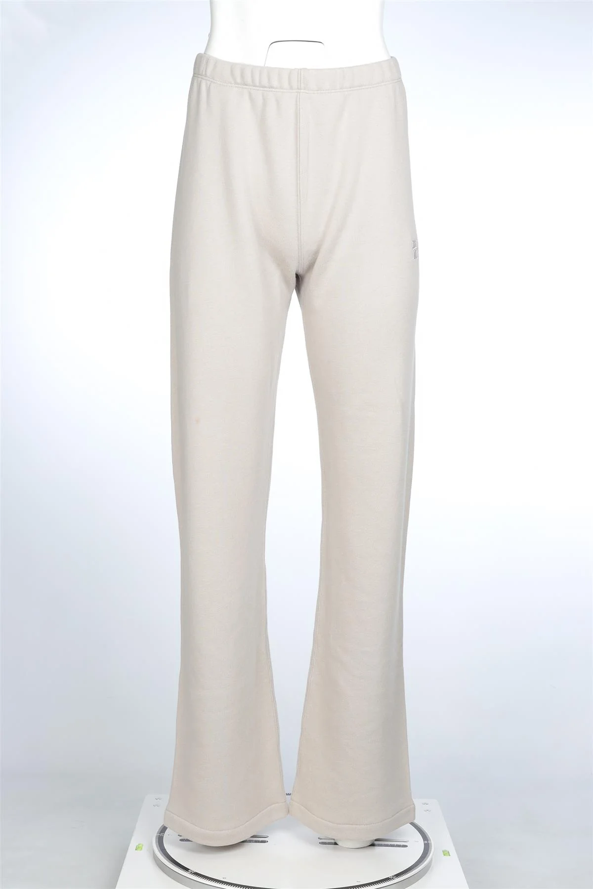 ETERNE TAUPE COTTON TRACK PANTS LARGE - Image 2