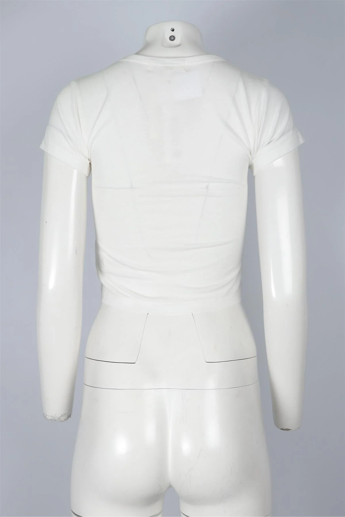 ETERNE WHITE COTTON T-SHIRT XSMALL - Image 4