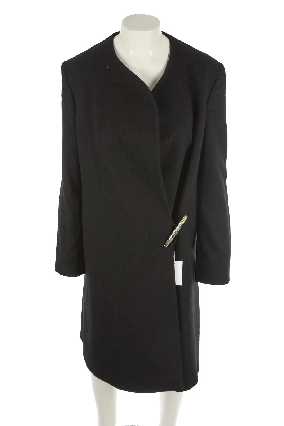ETRO BLACK CASHMERE COAT IT 42 UK 10 - Image 2