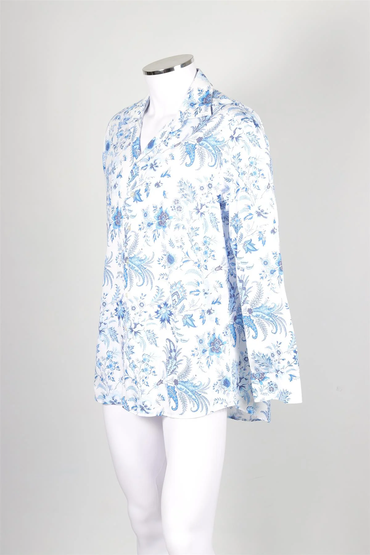 ETRO BLUE MEN'S COTTON SHIRT IT 44 UK/US CHEST 34 - Image 3