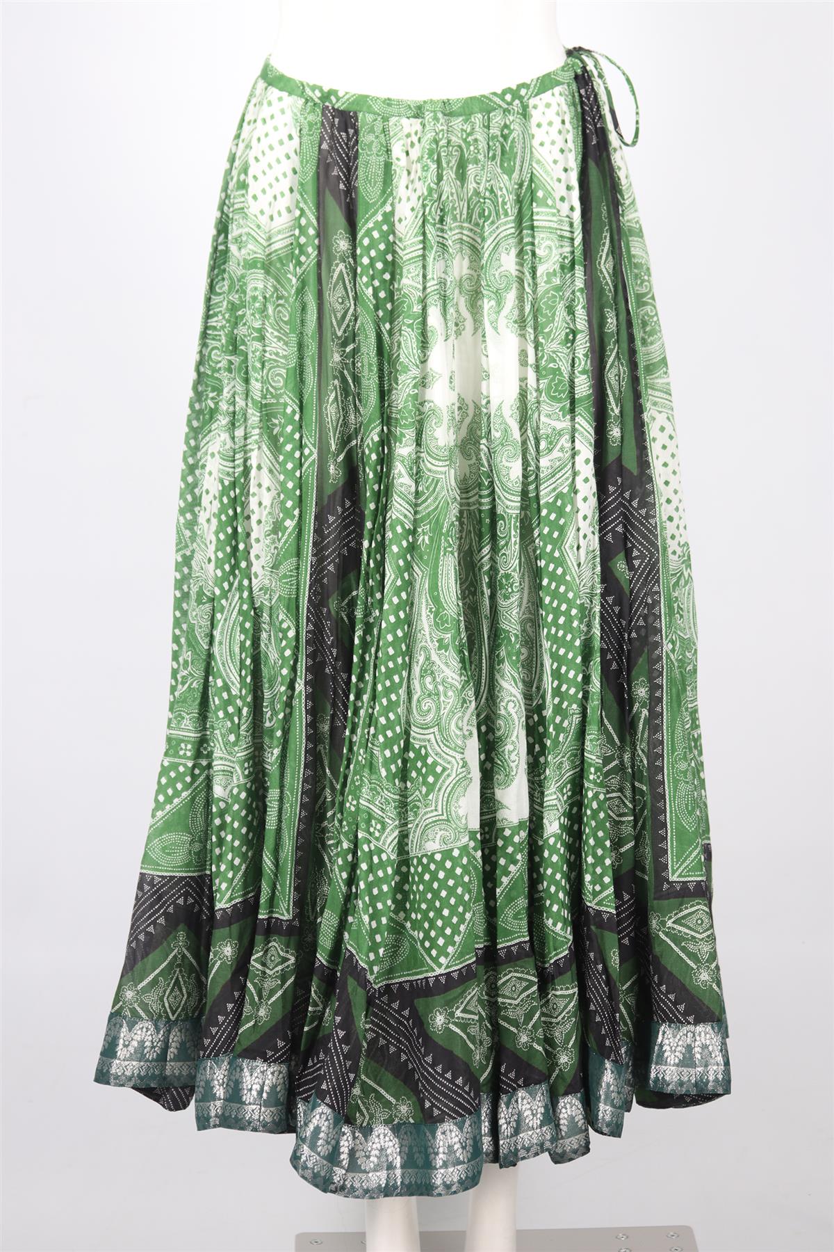 ETRO COTTON BLEND MAXI SKIRT IT 44 UK 12 - Image 2
