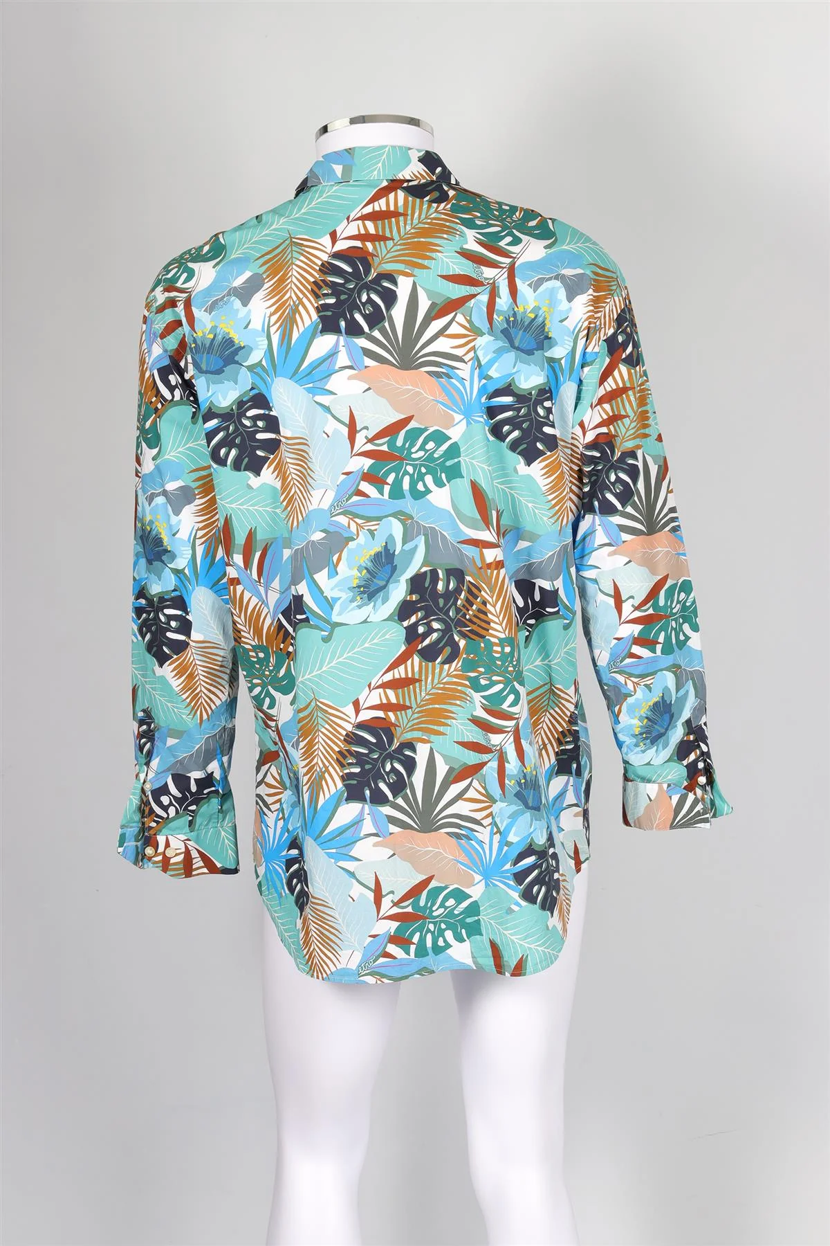 ETRO GREEN MEN'S COTTON SHIRT IT 44 UK/US CHEST 34 - Image 4