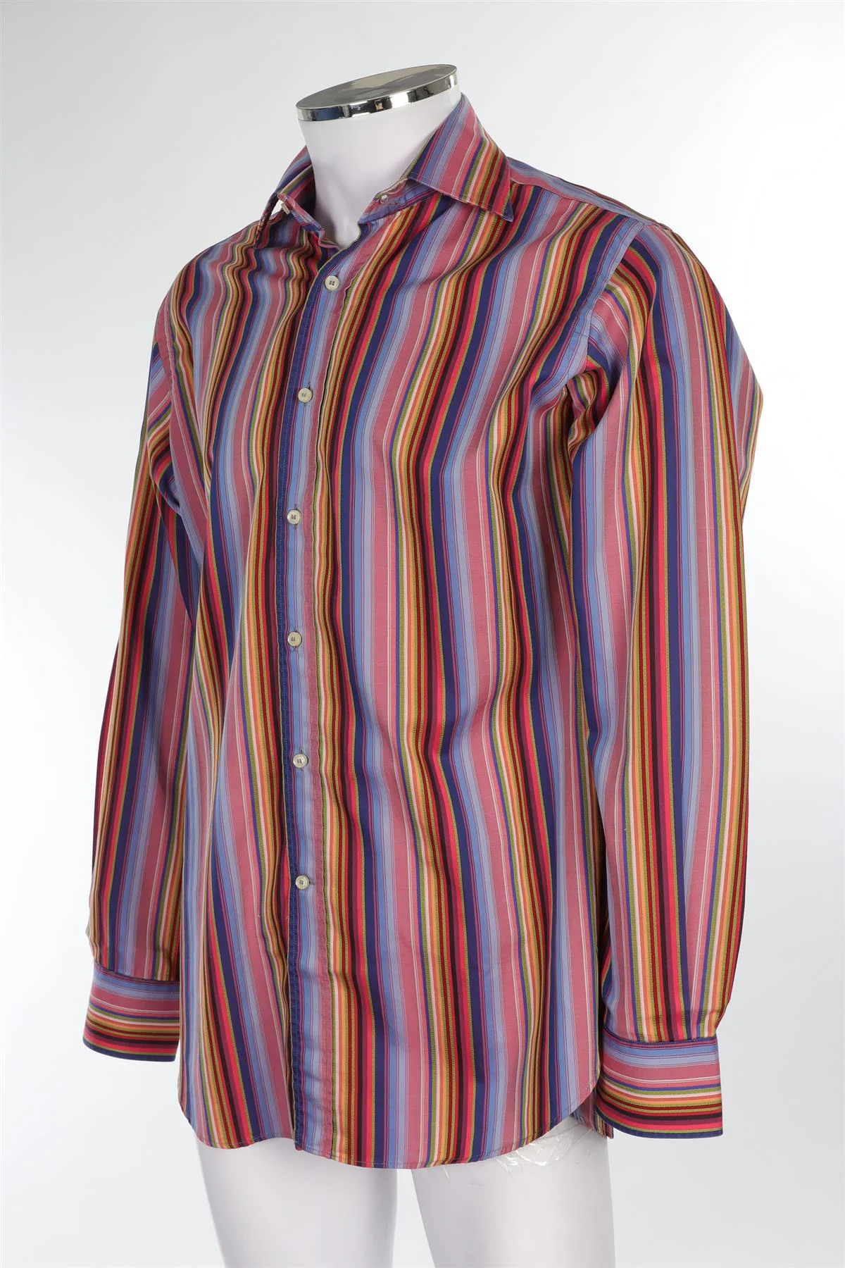 ETRO MEN'S MULTI COTTON SHIRT UK/US 42 - Image 3