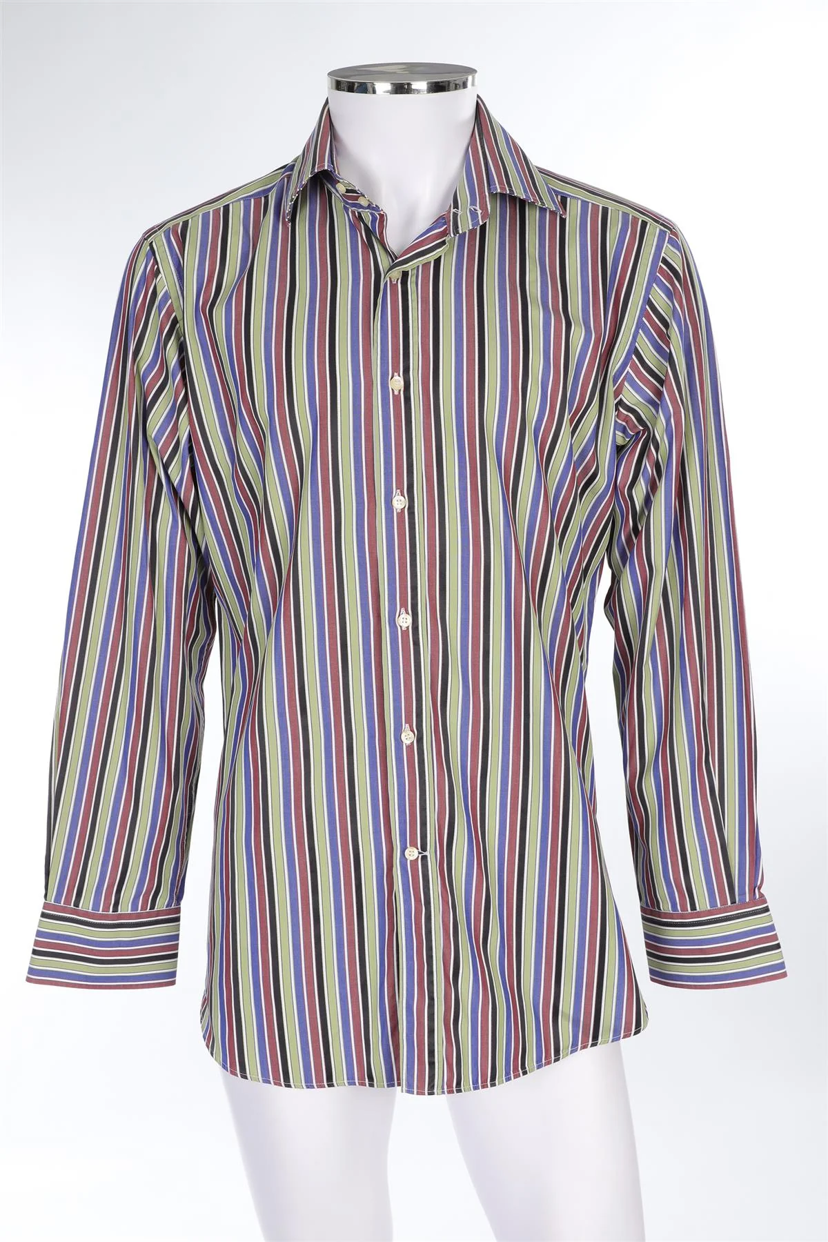 ETRO MULTI MEN'S COTTON SHIRT UK/US 42 - Image 2