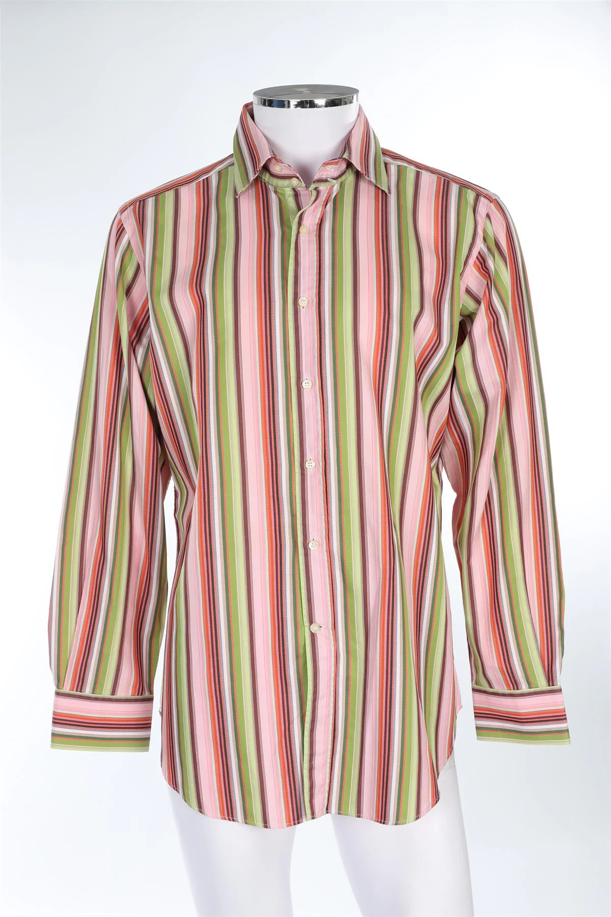 ETRO MULTI MEN'S COTTON SHIRT UK/US 42 - Image 2