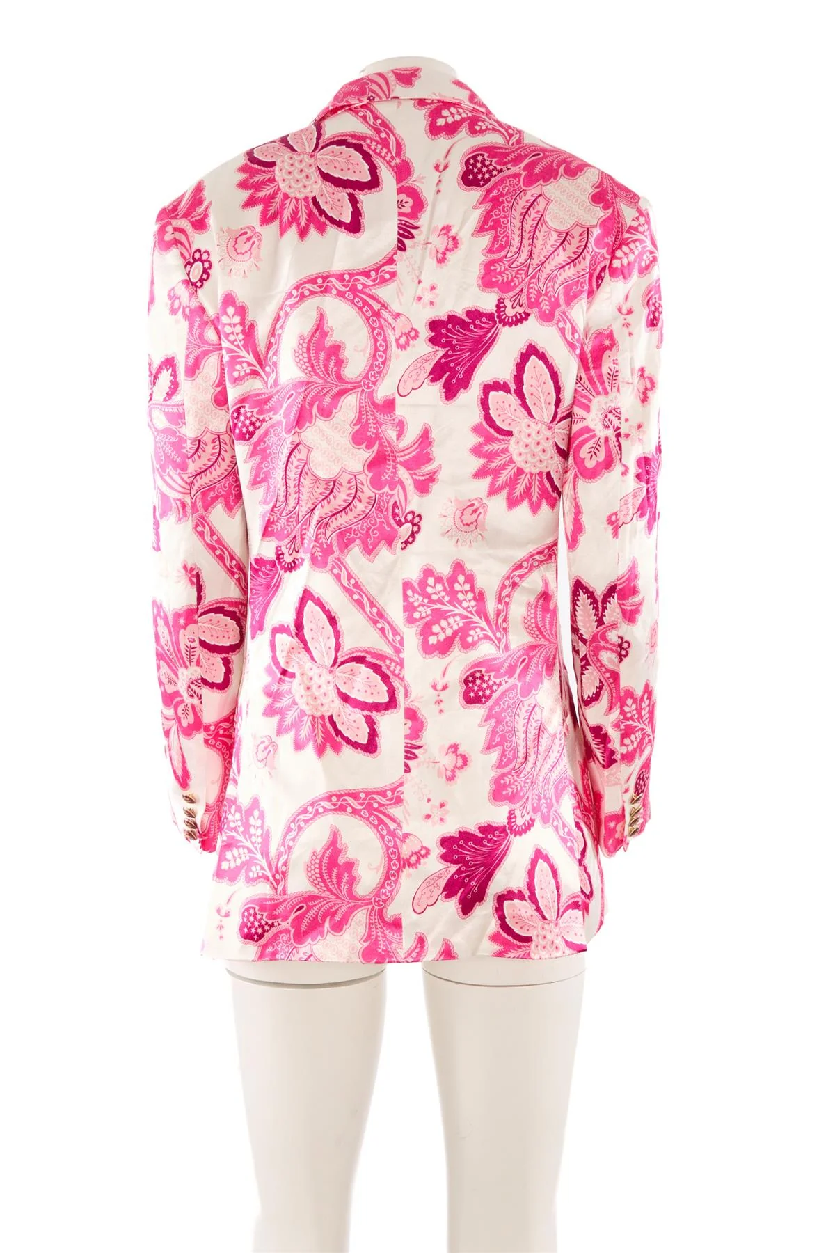 ETRO PINK SATIN BLAZER IT 42 UK 10 - Image 4