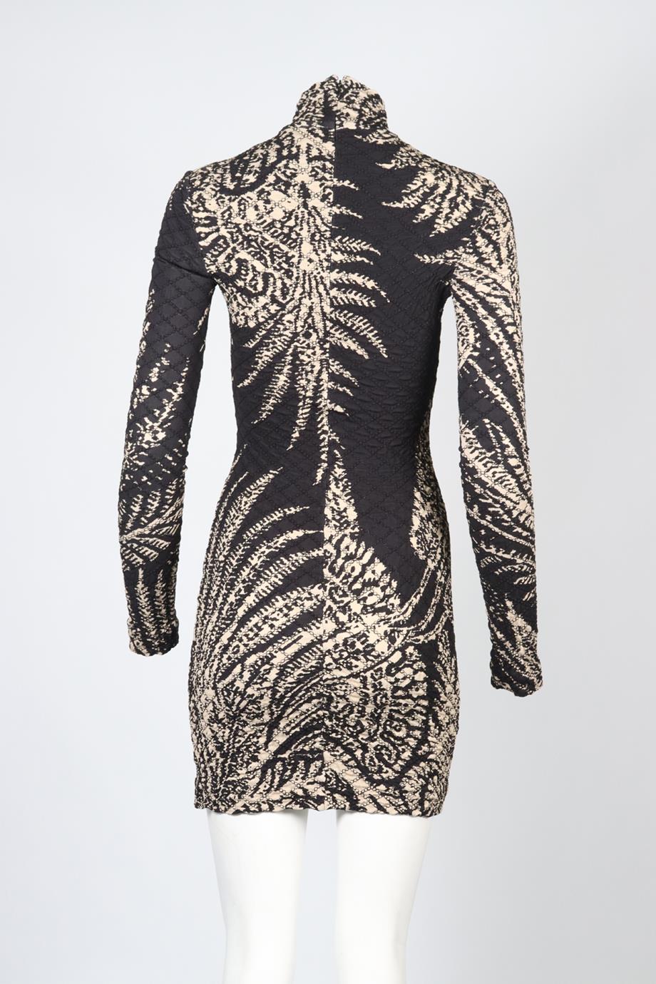 ETRO PRINTED VISCOSE MINI DRESS IT 40 UK 8 - Image 4