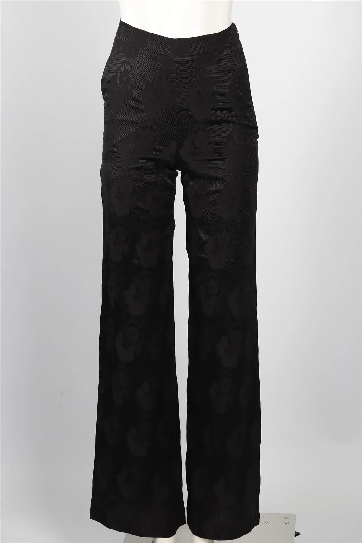 ETRO SILK STRAIGHT LEG PANTS IT 38 UK 6 - Image 2