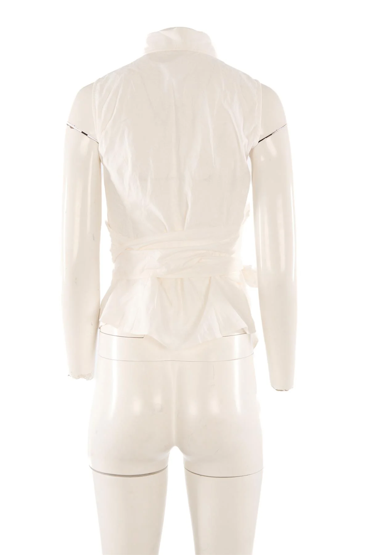 ETRO WHITE COTTON SHIRT IT 42 UK 10 - Image 4