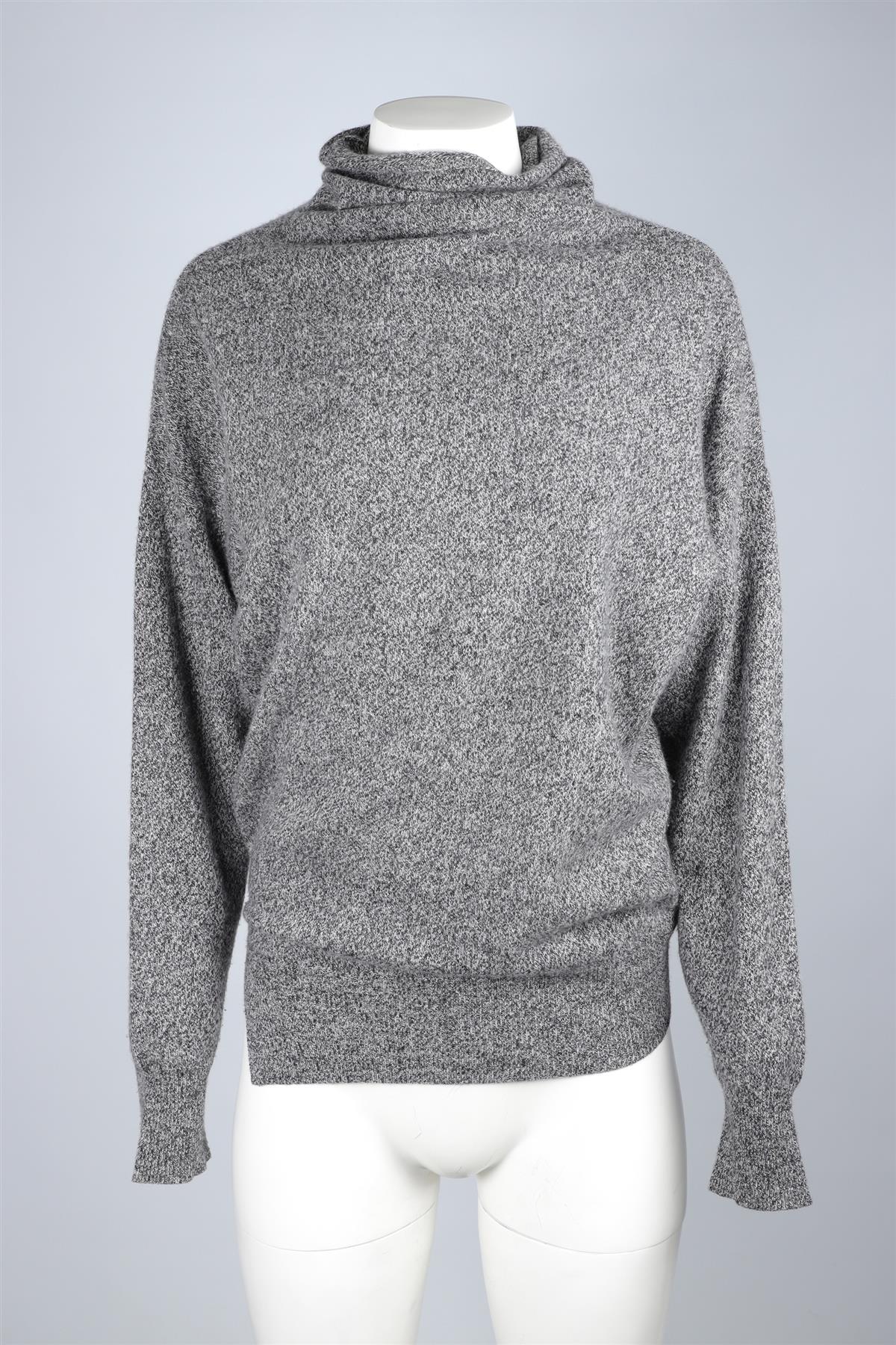 EUDON CHOI GREY CASHMERE SWEATER SMALL - Image 2