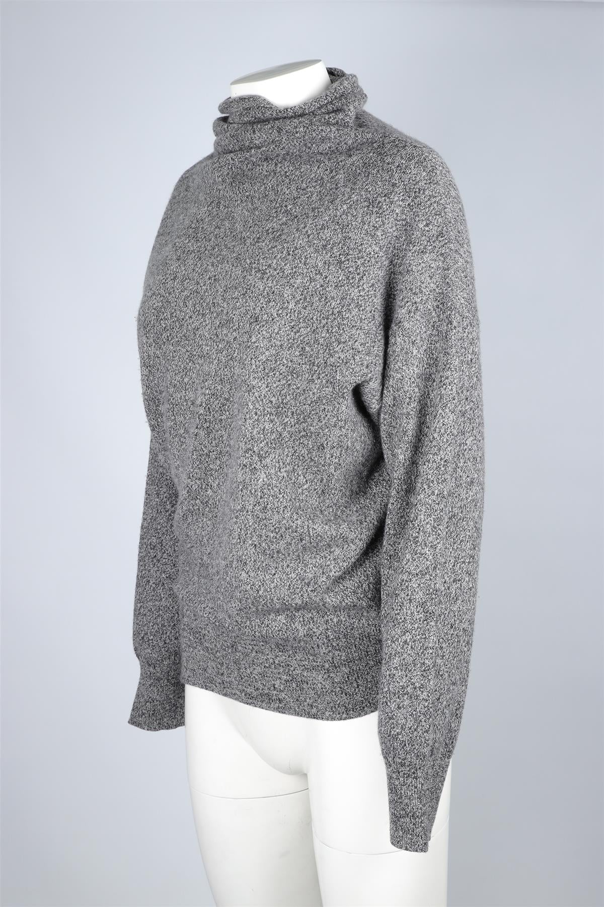 EUDON CHOI GREY CASHMERE SWEATER SMALL - Image 3