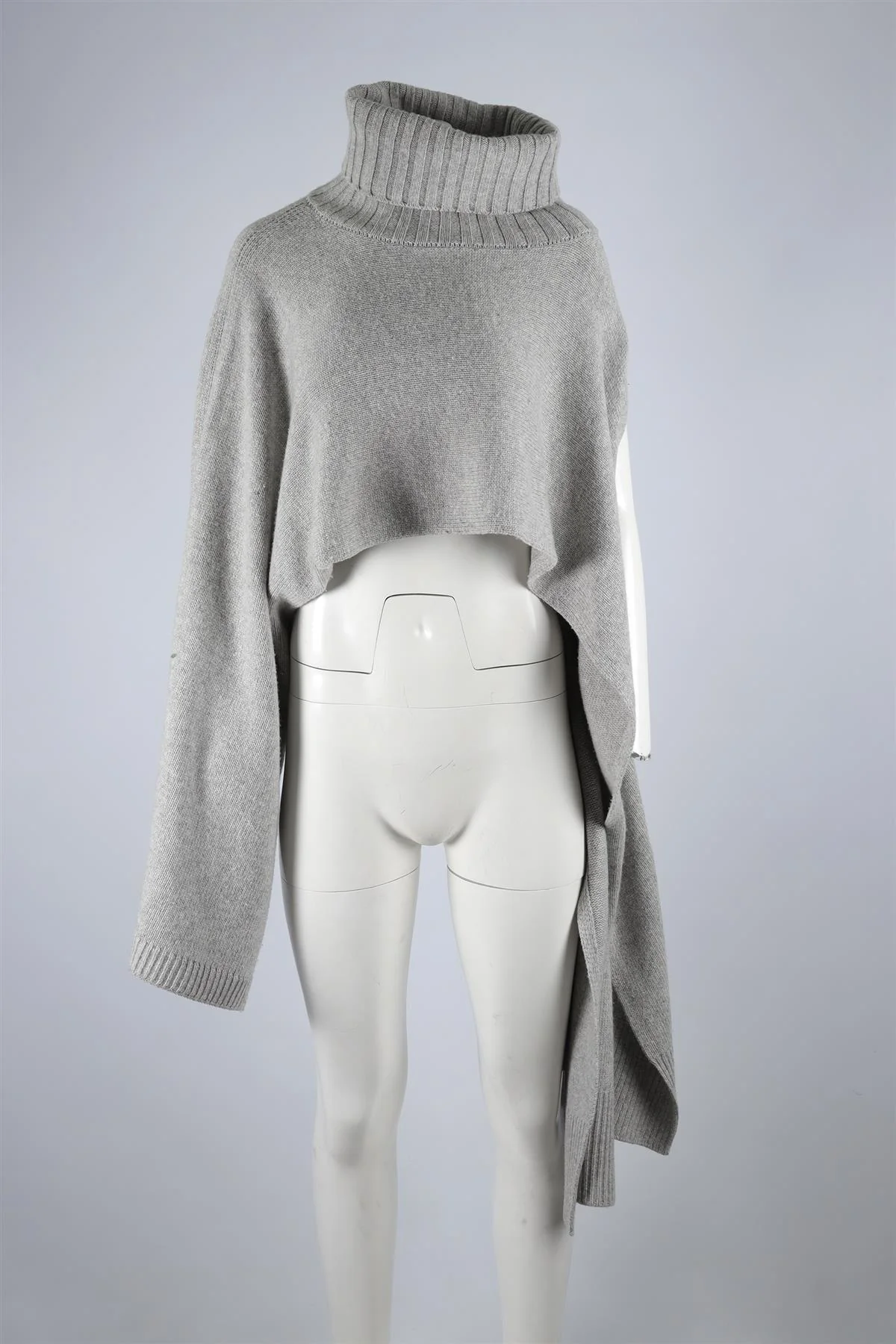 EUDON CHOI GREY WOOL SWEATER ONE SIZE - Image 2