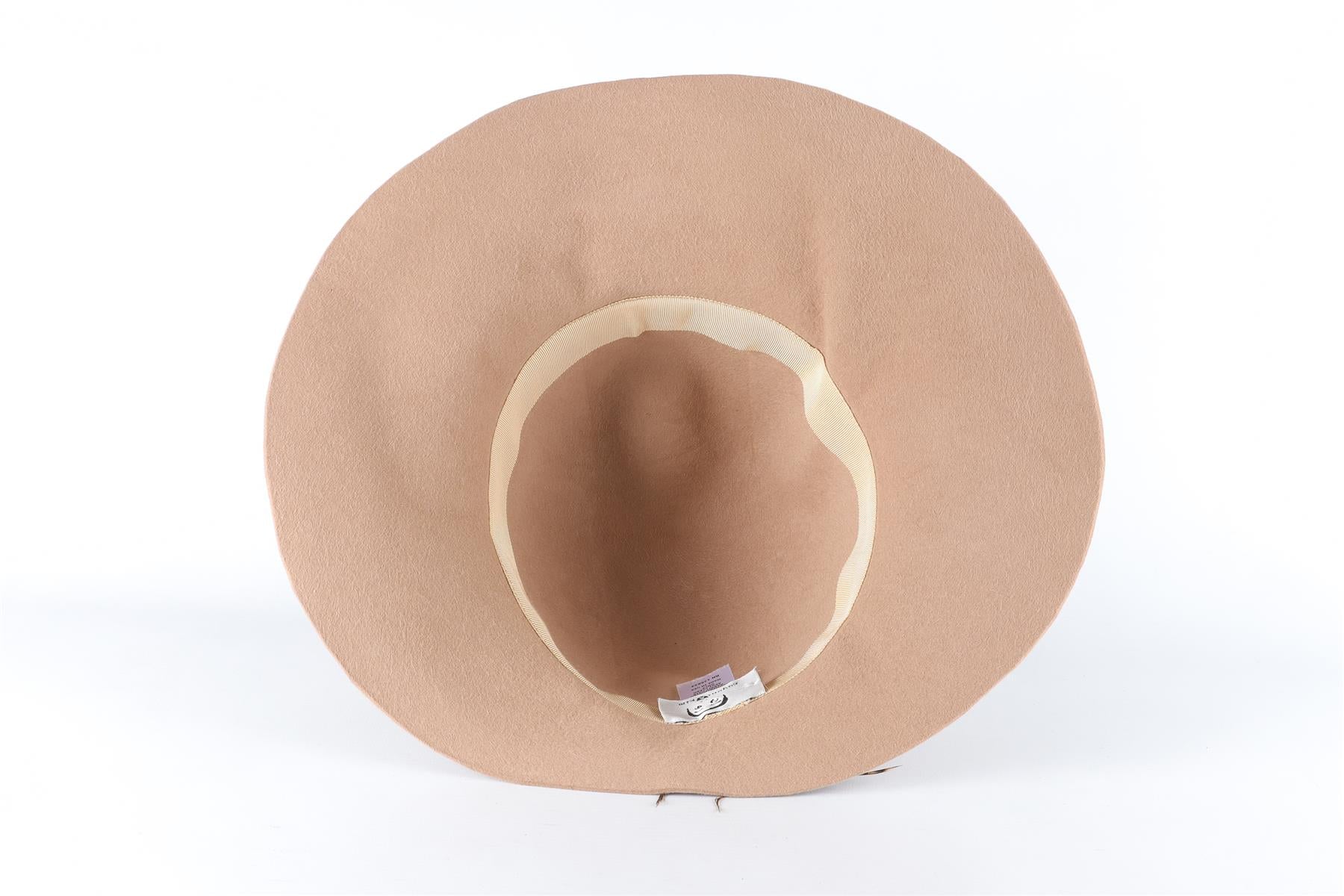EUGENIA KIM BROWN RABBIT HAIR HAT ONE SIZE - Image 5