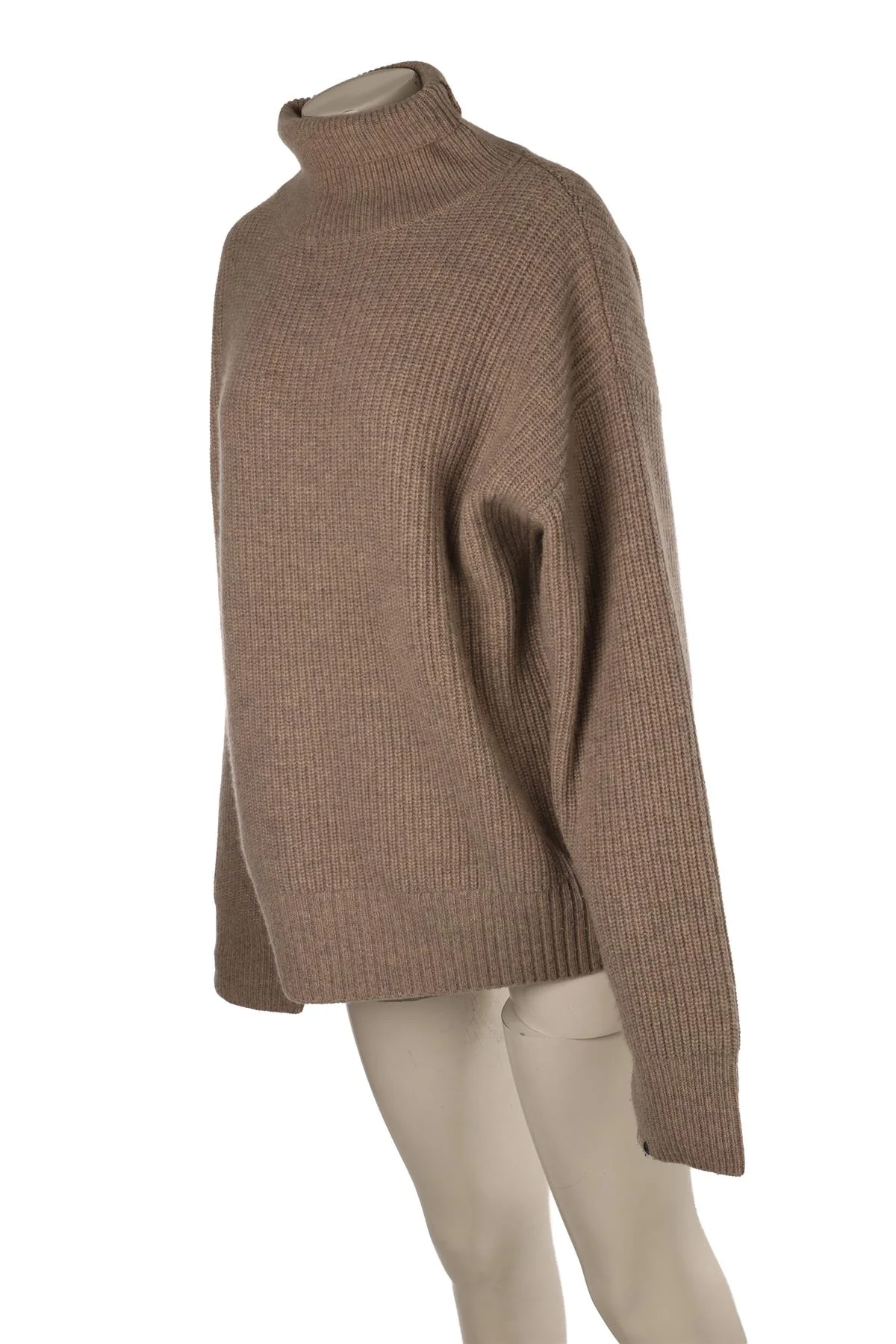 EXTREME CASHMERE TAUPE CASHMERE SWEATER ONE SIZE - Image 3