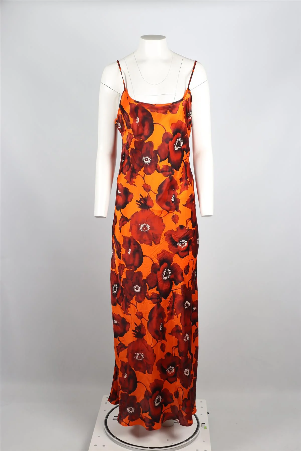 EYWASOULS MALIBU FLORAL PRINT SILK MAXI DRESS XLARGE - Image 2