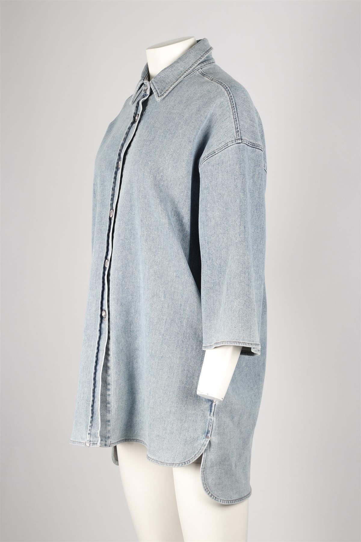 FABIANA FILIPPI BLUE DENIM SHIRT UK 12 - Image 3