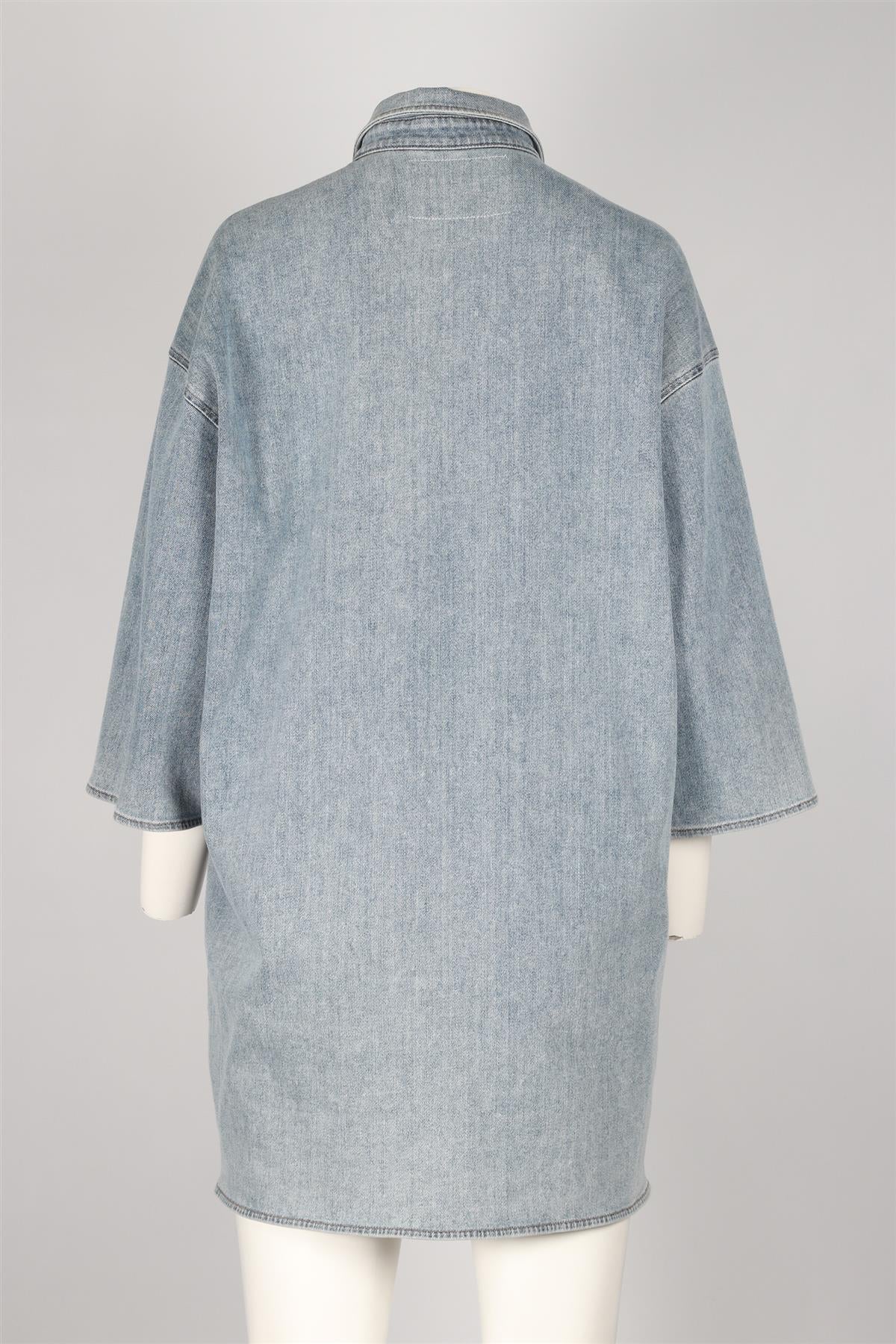 FABIANA FILIPPI BLUE DENIM SHIRT UK 12 - Image 4