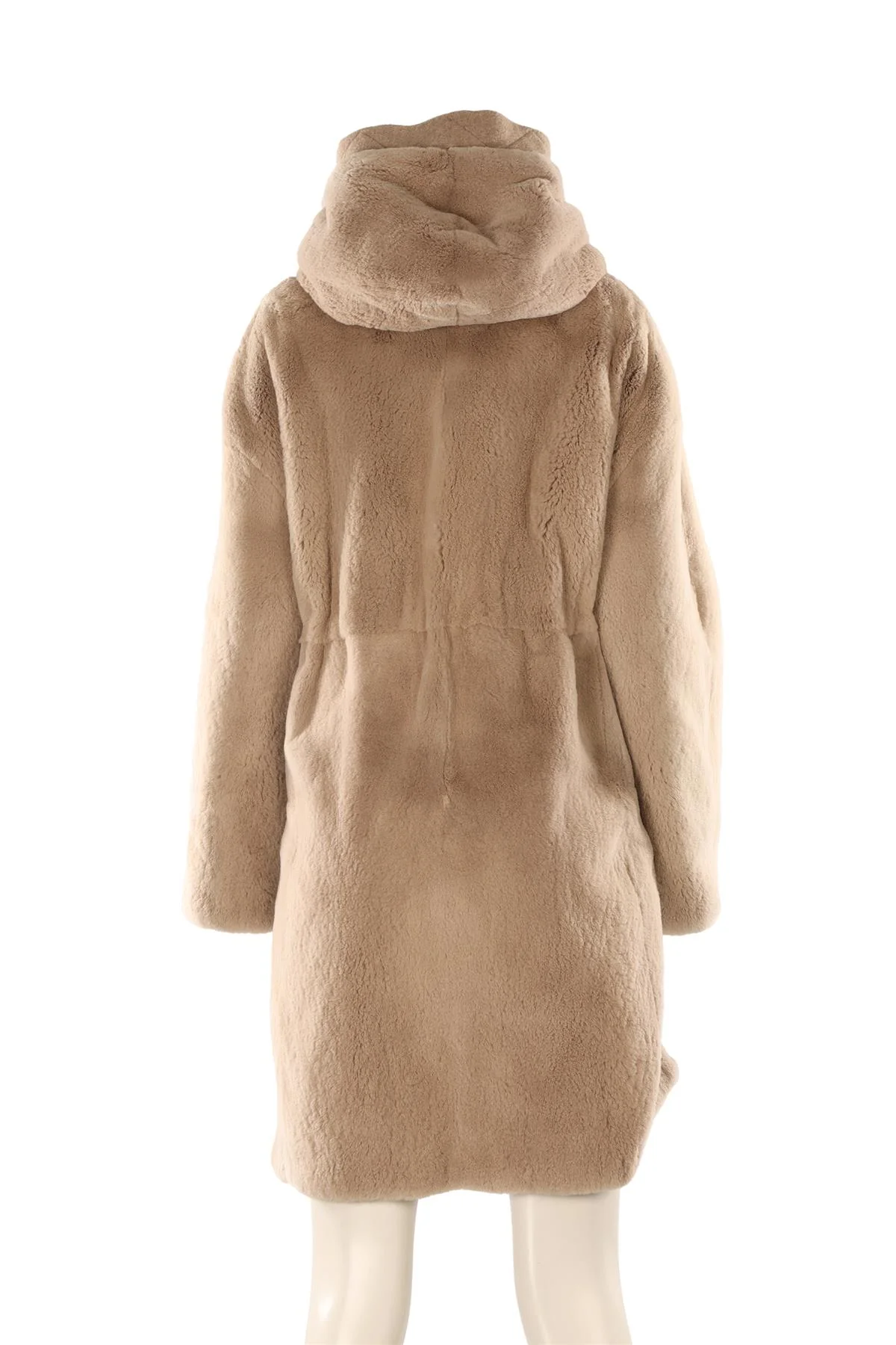 FABIO GAVAZZI BEIGE MINK FUR COAT IT 44 - Image 4
