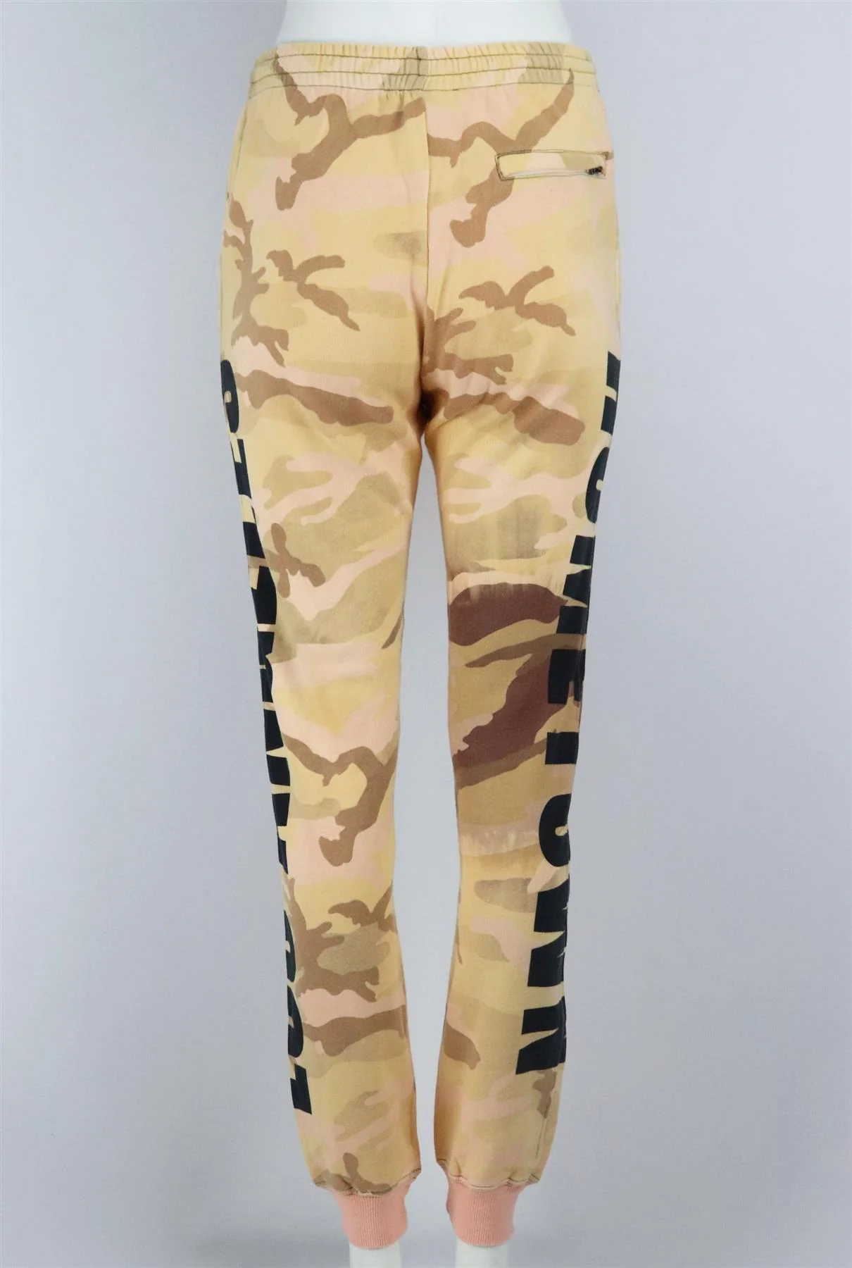 FAITH CONNEXION CAMOUFALGE PRINT COTTON JERSEY TRACK PANTS XSMALL - Image 4
