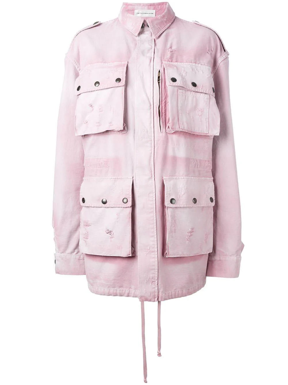 FAITH CONNEXION OVERSIZED COTTON PARKA JACKET SMALL
