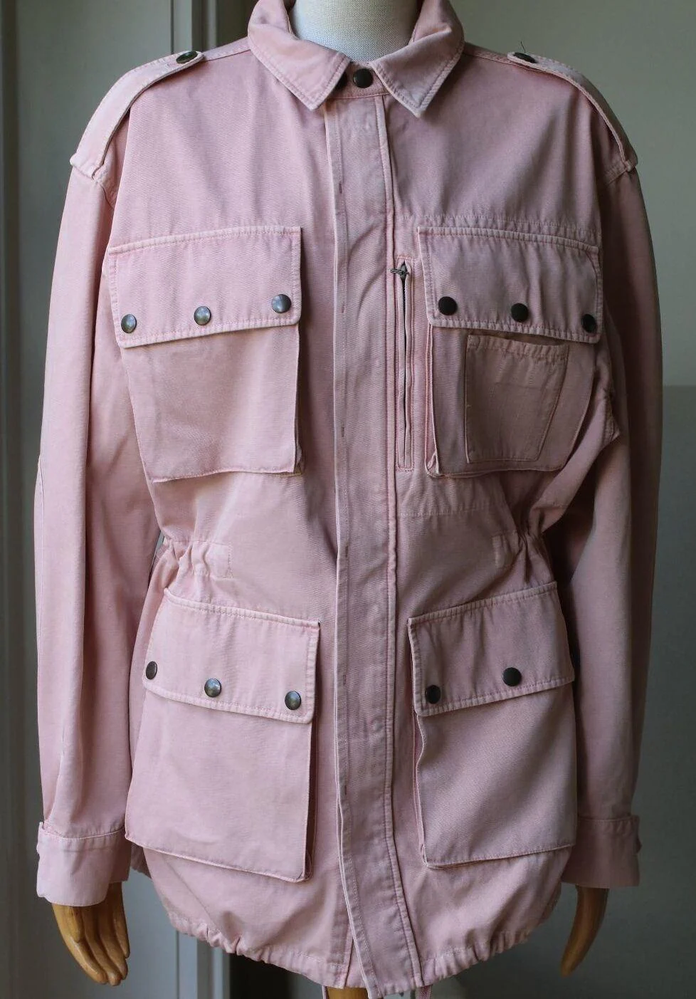 FAITH CONNEXION OVERSIZED COTTON PARKA JACKET SMALL - Image 2