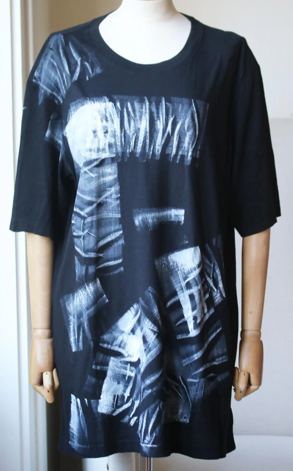 FAITH CONNEXION OVERSIZED PRINTED COTTON JERSEY T-SHIRT SMALL - Image 2