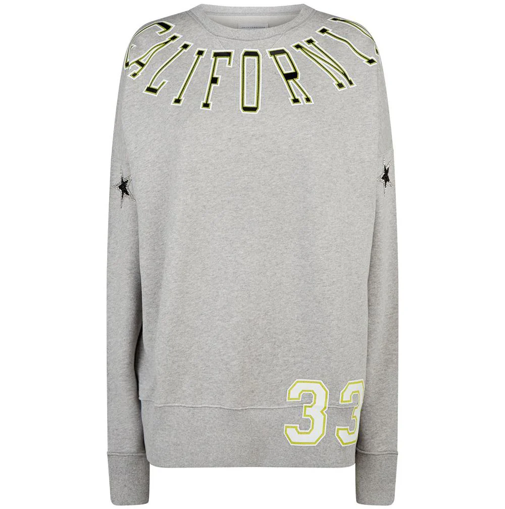 FAITH CONNEXION OVERSIZED PRINTED COTTON SWEATSHIRT MEDIUM