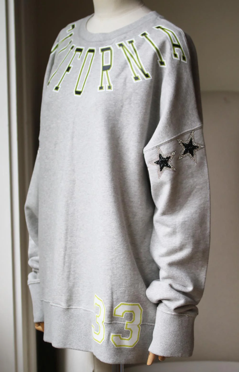 FAITH CONNEXION OVERSIZED PRINTED COTTON SWEATSHIRT MEDIUM - Image 3