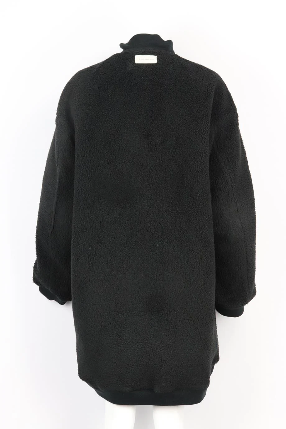 FAITH CONNEXION OVERSIZED REVERSIBLE FAUX SHEARLING AND SATIN COAT XSMALL - Image 6