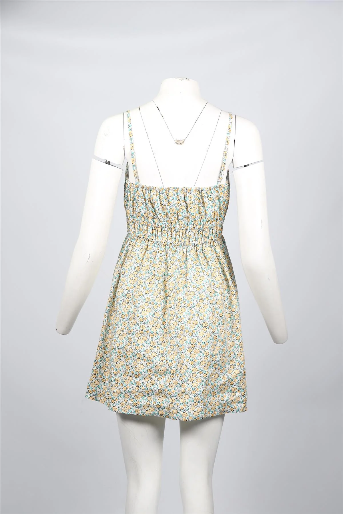 FAITHFULL THE BRAND FLORAL PRINT CHIFFON MINI DRESS SMALL - Image 4