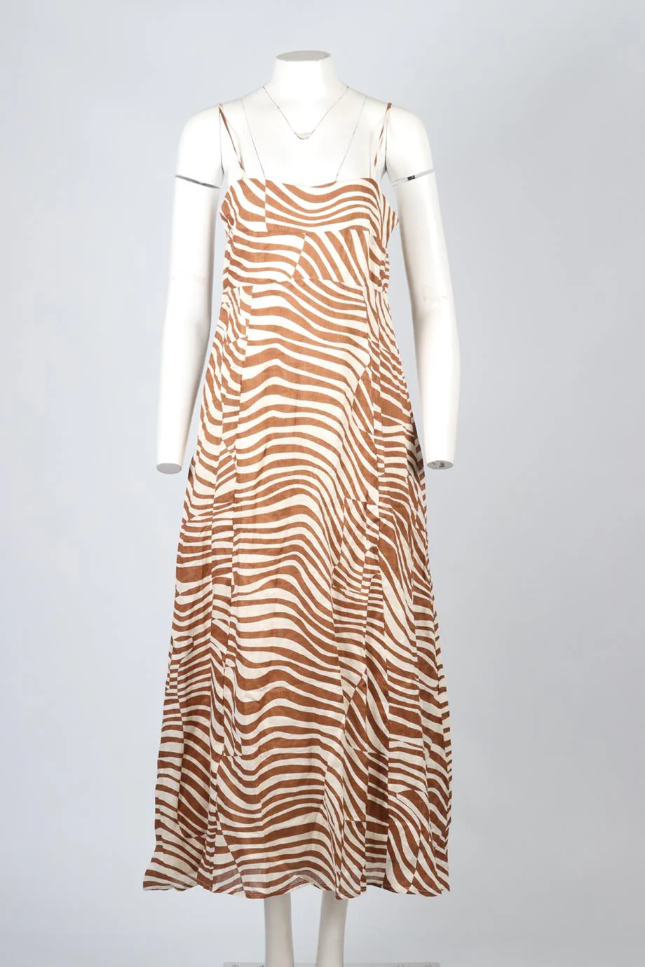 FAITHFULL THE BRAND LINEN MAXI DRESS XLARGE - Image 2