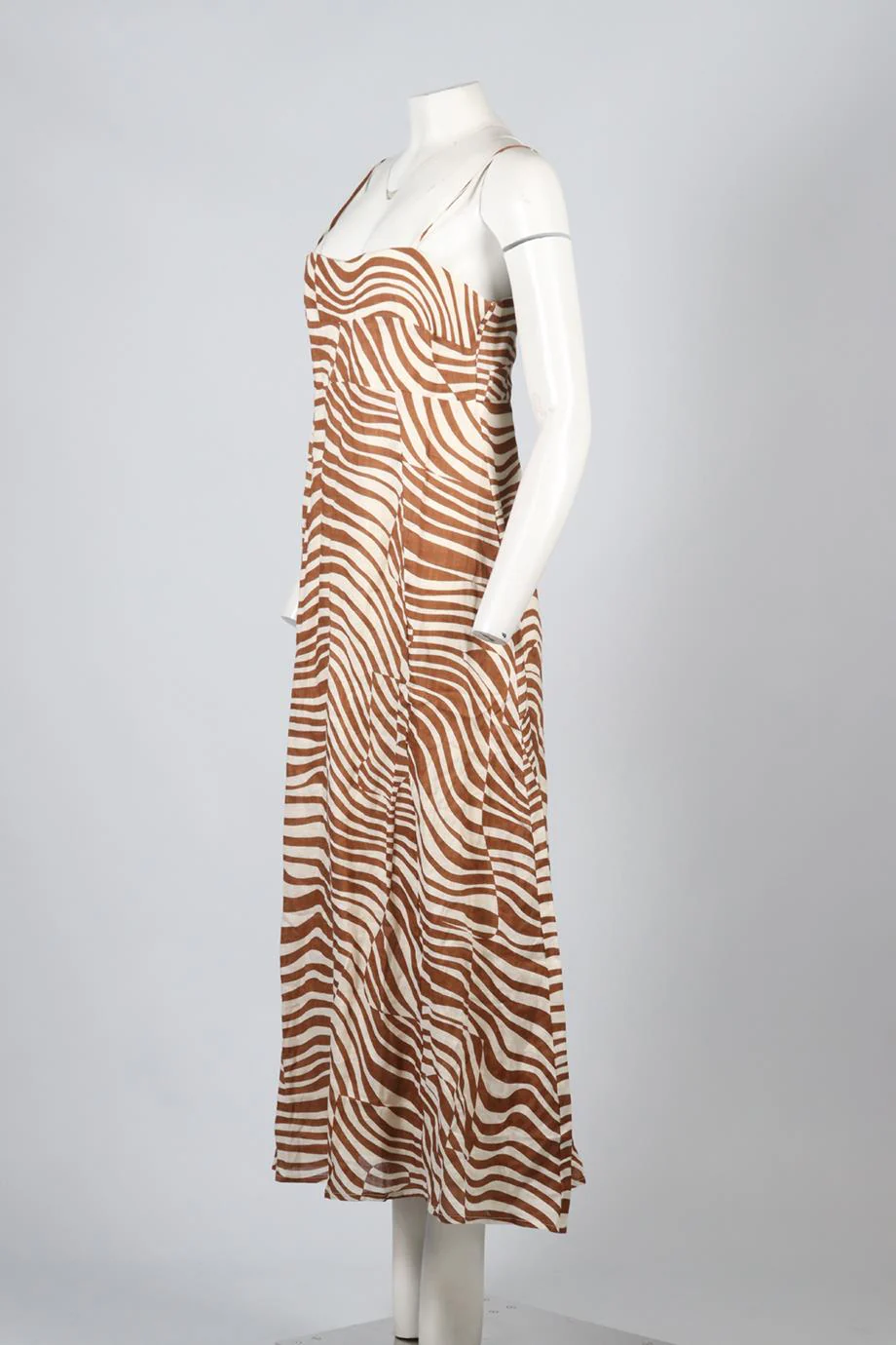 FAITHFULL THE BRAND LINEN MAXI DRESS XLARGE - Image 3