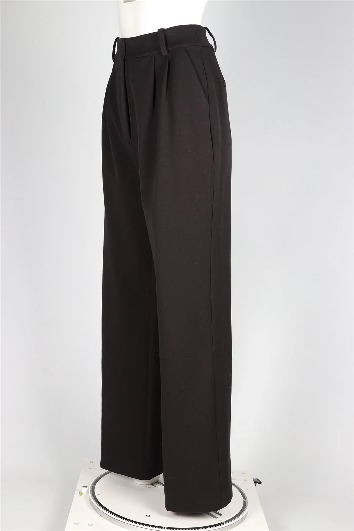 FAVOURITE DAUGHTER BLACK RAYON WIDE LEG TROUSERS UK 10 - Image 3