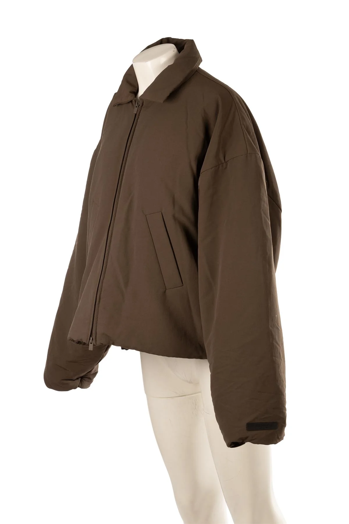 FEAR OF GOD ESSENTIALS BROWN SHELL JACKET SMALL - Image 3