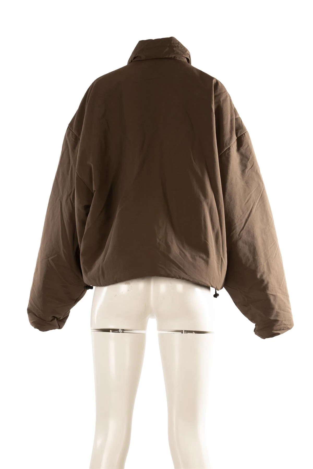 FEAR OF GOD ESSENTIALS BROWN SHELL JACKET SMALL - Image 4