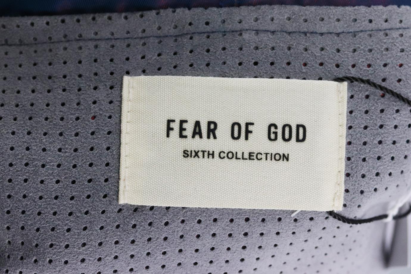 FEAR OF GOD MEN'S HOODED SHELL TRACK JACKET SMALL - Image 4