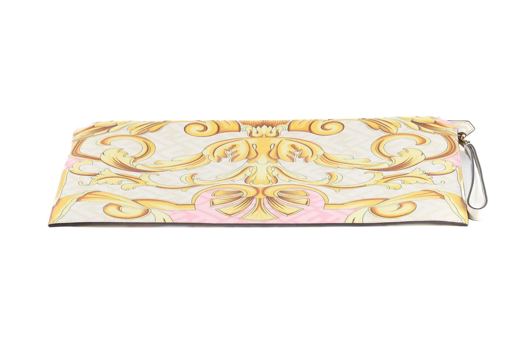 FENDACE PINK FF LEATHER CLUTCH - Image 7